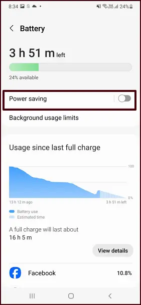 power saving
